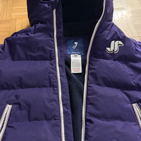 Jacadi Kids Purple Puffer Jacket - Picture 2 of 6